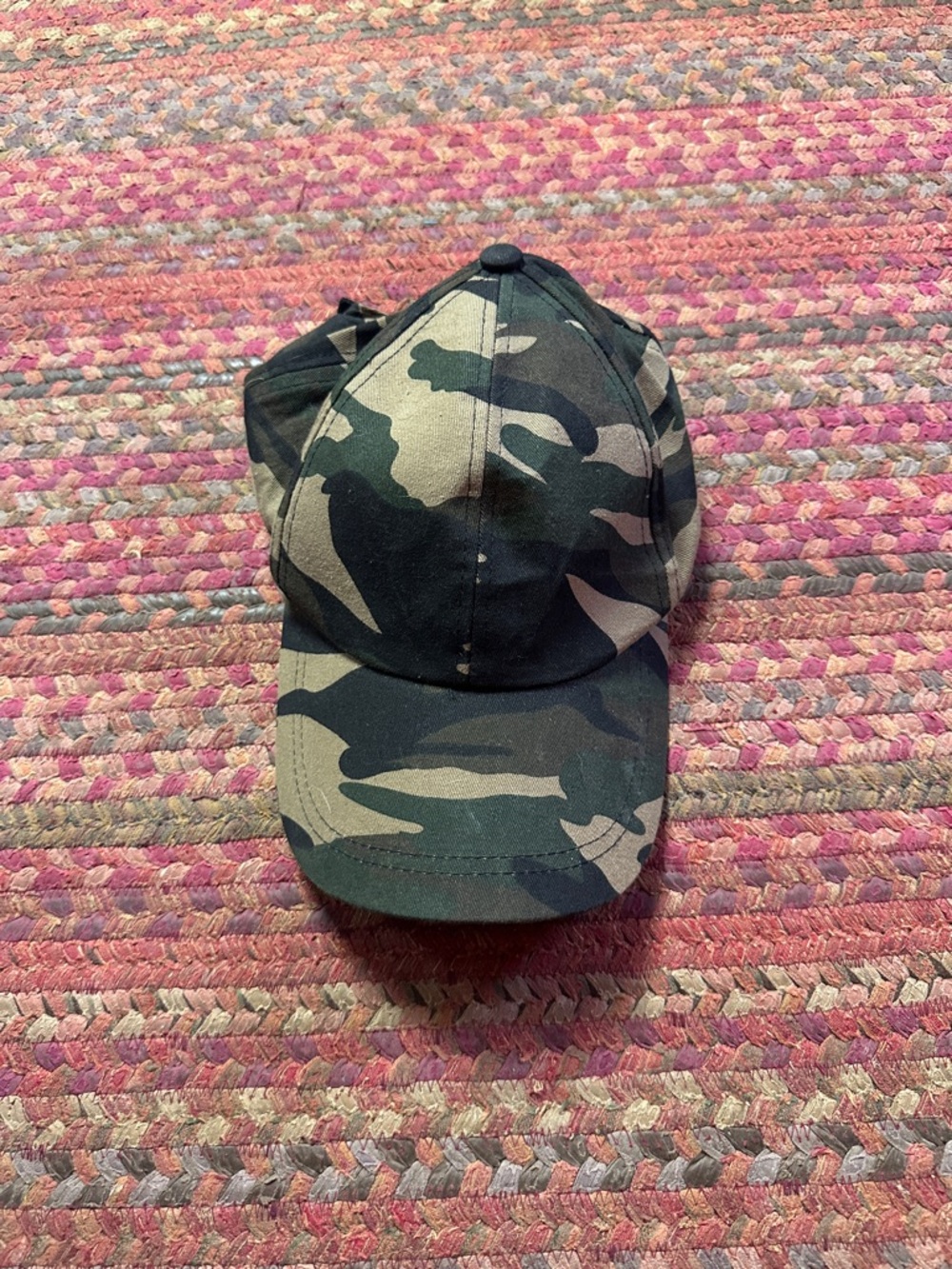 ARMY CAMO BLANK ADJUSTABLE BASEBALL hat